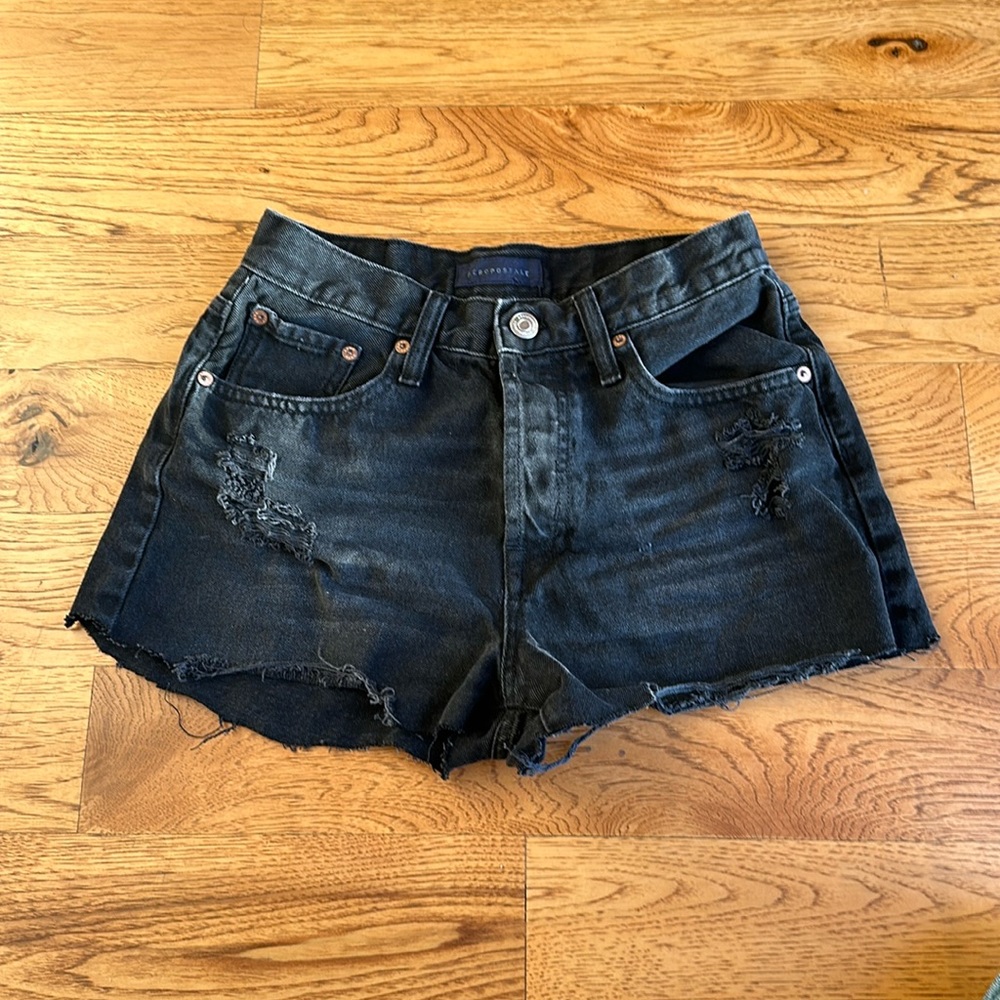 Aeropostale denim shorts- Size 8